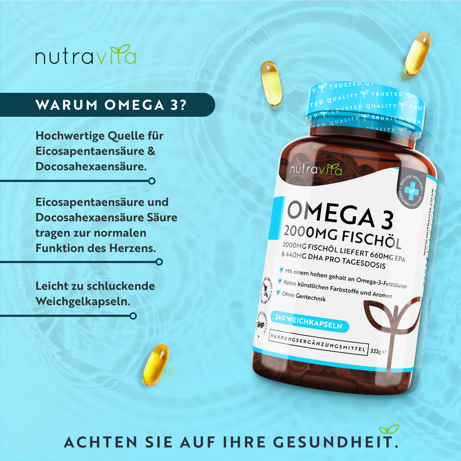 Omega 3 2000mg 240 Weichkapseln